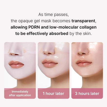 PDRN Pink Collagen Gel Mask 3 x 2 Stuks