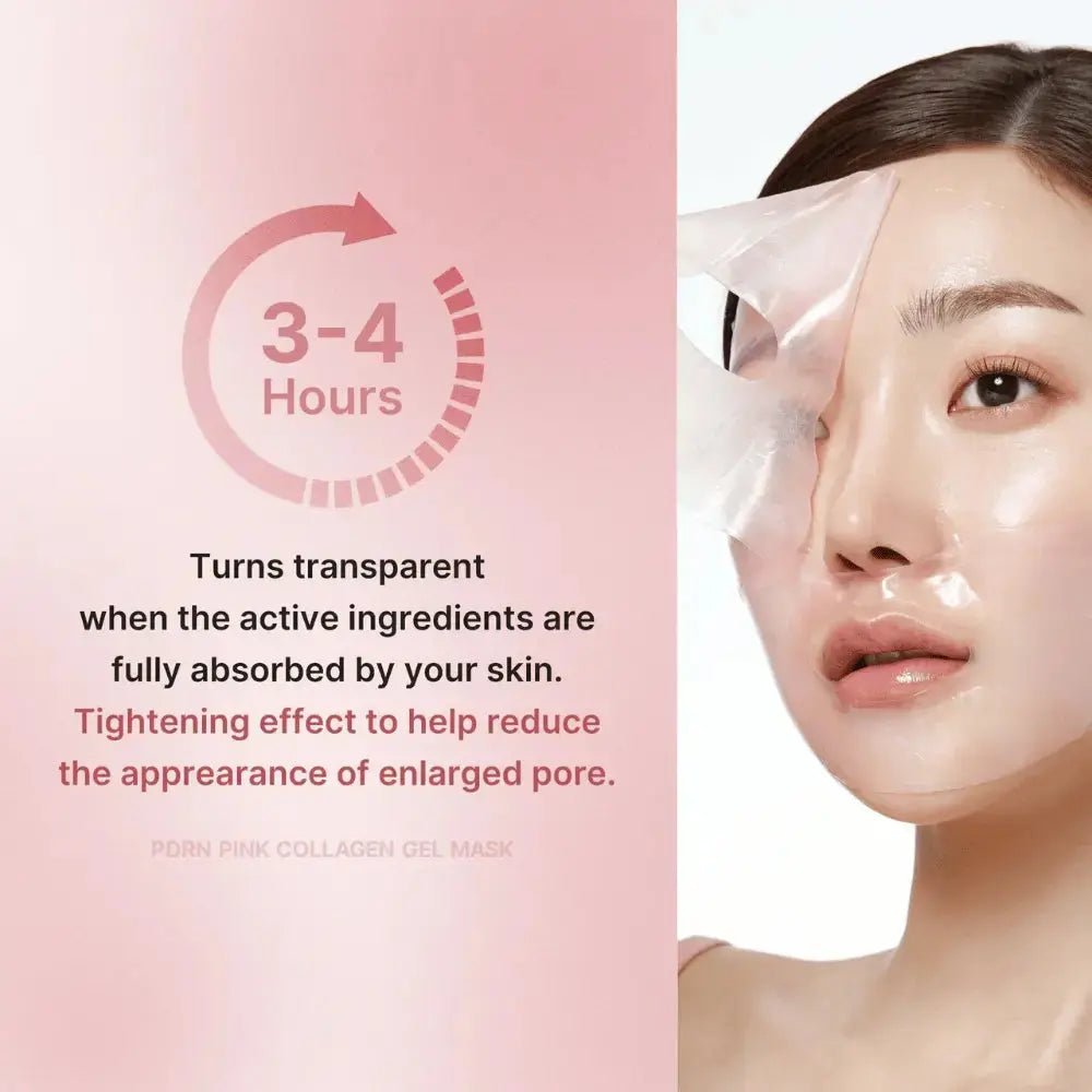 PDRN Pink Collagen Gel Mask 3 x 2 Stuks