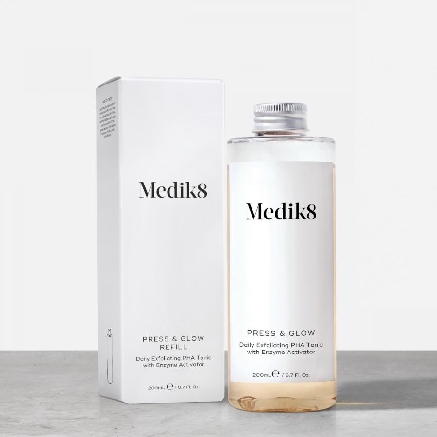 Medik8 - Reinigers - Press &amp; Glow toner Refill 200ml
